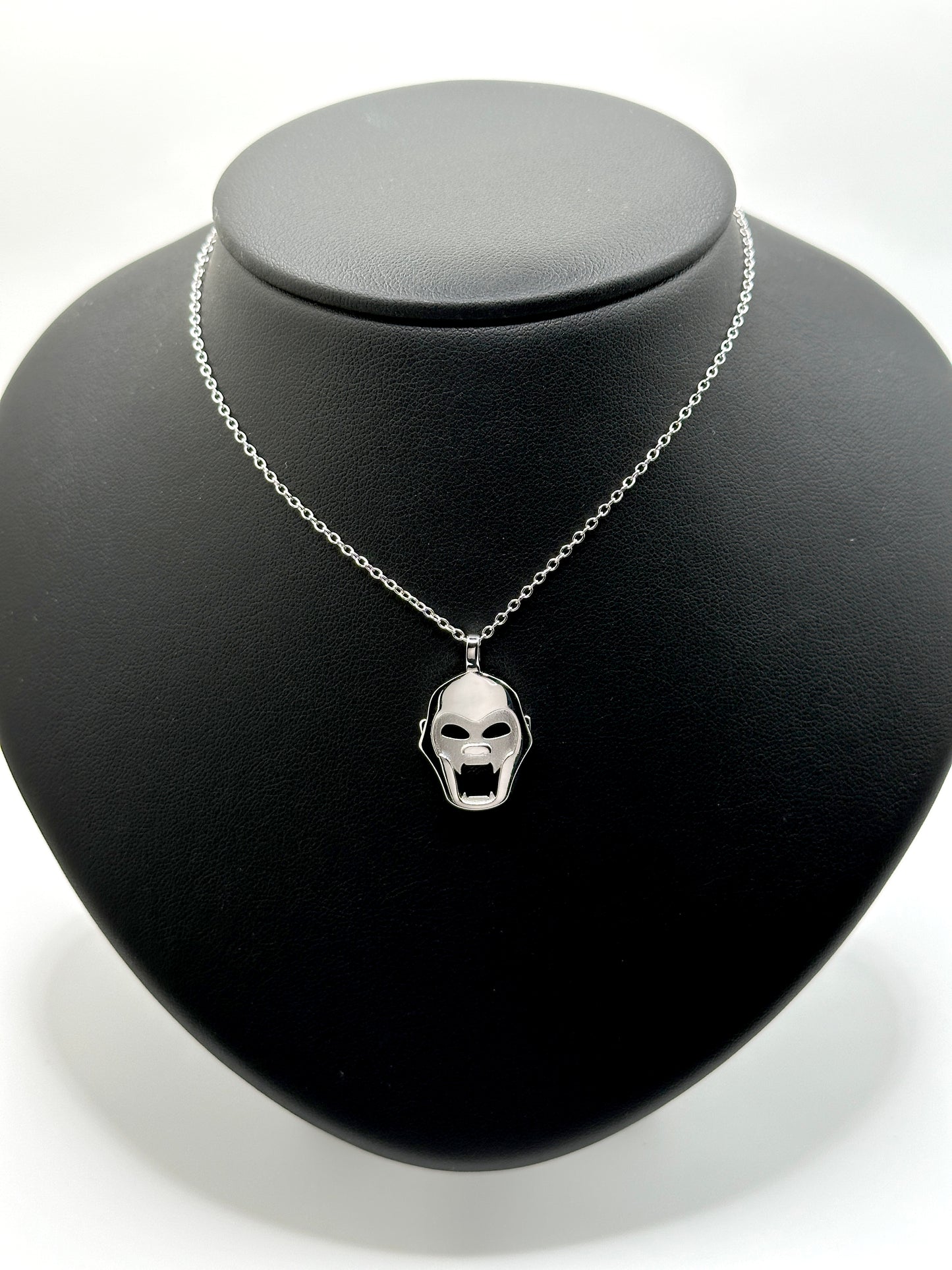 Sterling Silver Gorilla Pendant Necklace