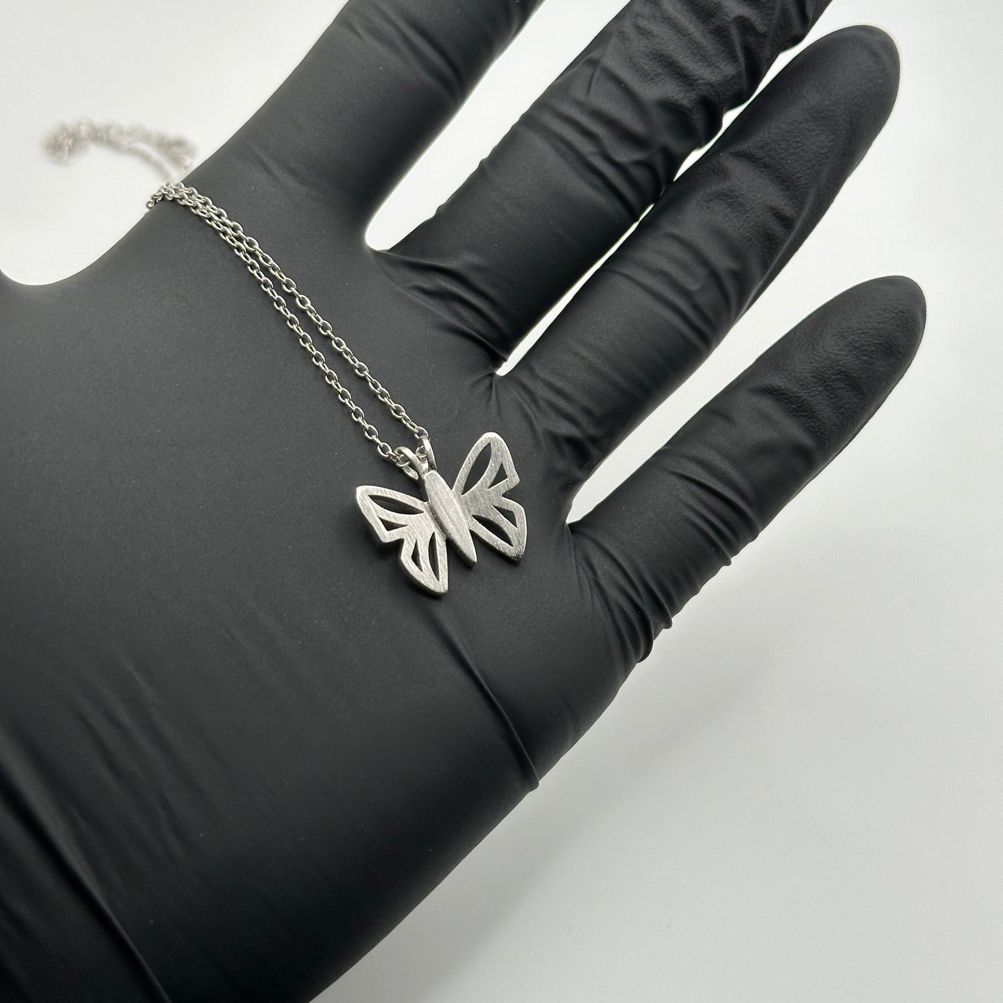 Sterling Silver Butterfly Necklace