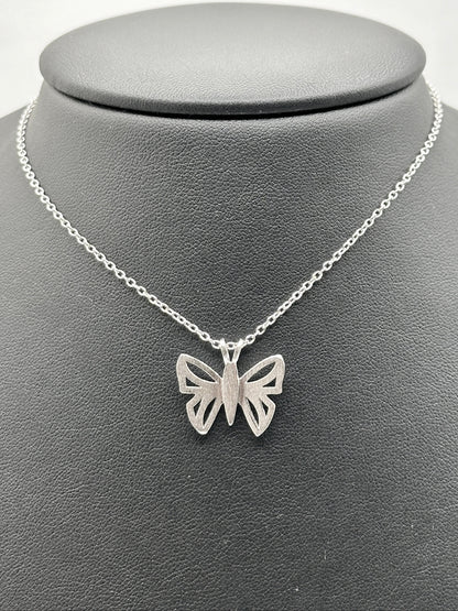 Sterling Silver Butterfly Necklace
