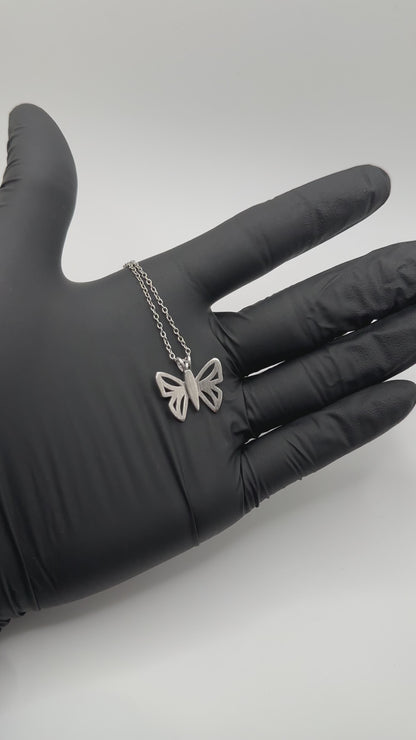 Sterling Silver Butterfly Necklace